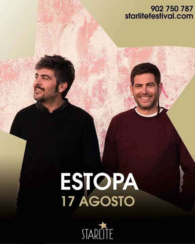 ESTOPA ACTUARÁ EN STARLITE FESTIVAL 2020