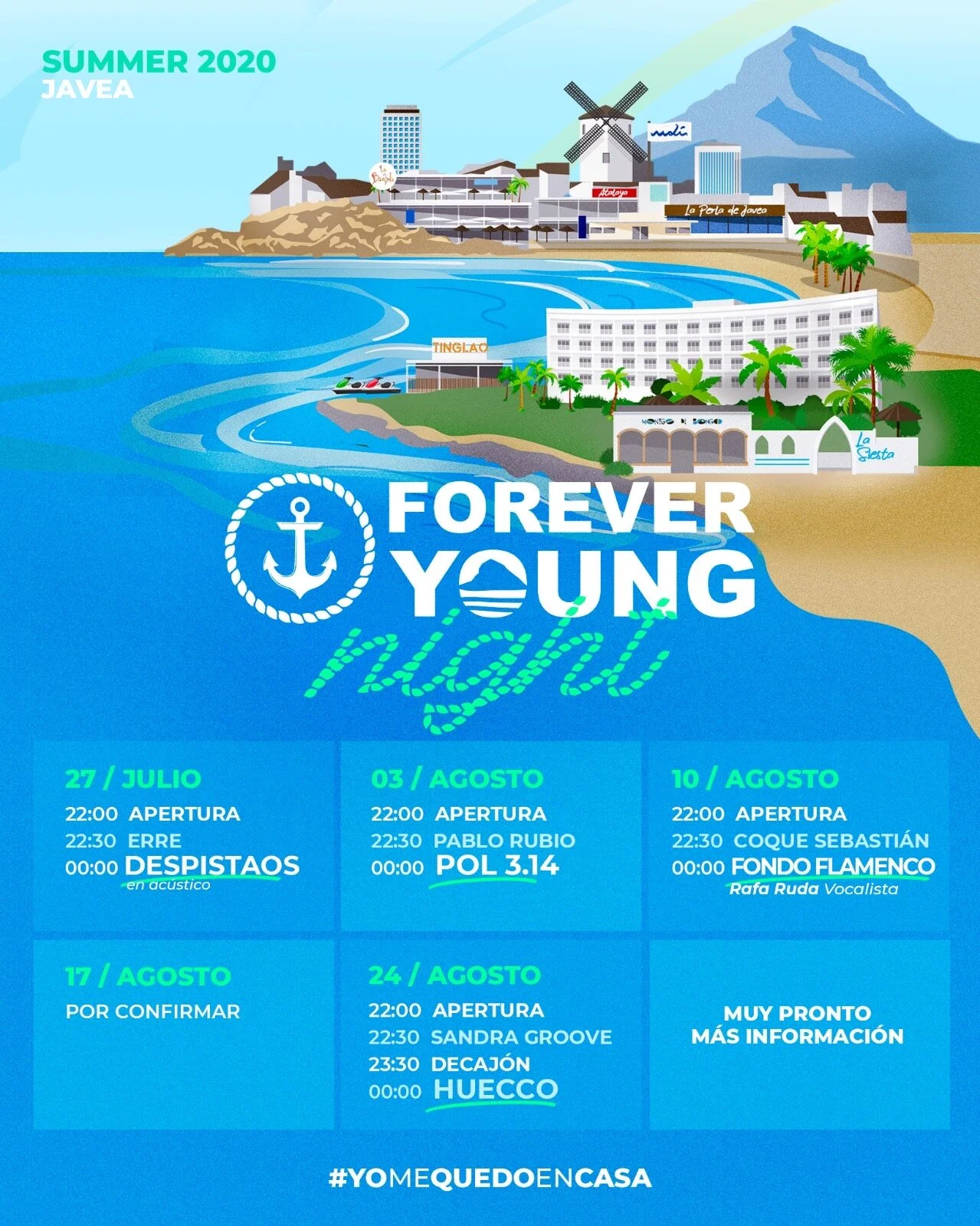 HUECCO ESTARÁ EN FOREVER YOUNG NIGHT