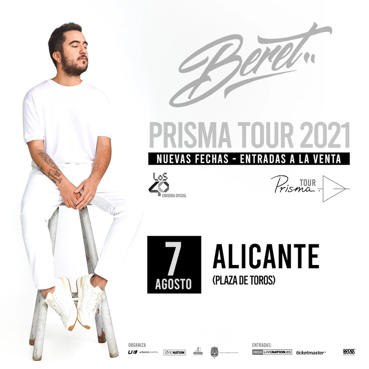 BERET ANUNCIA SU NUEVA FECHA EN ALICANTE