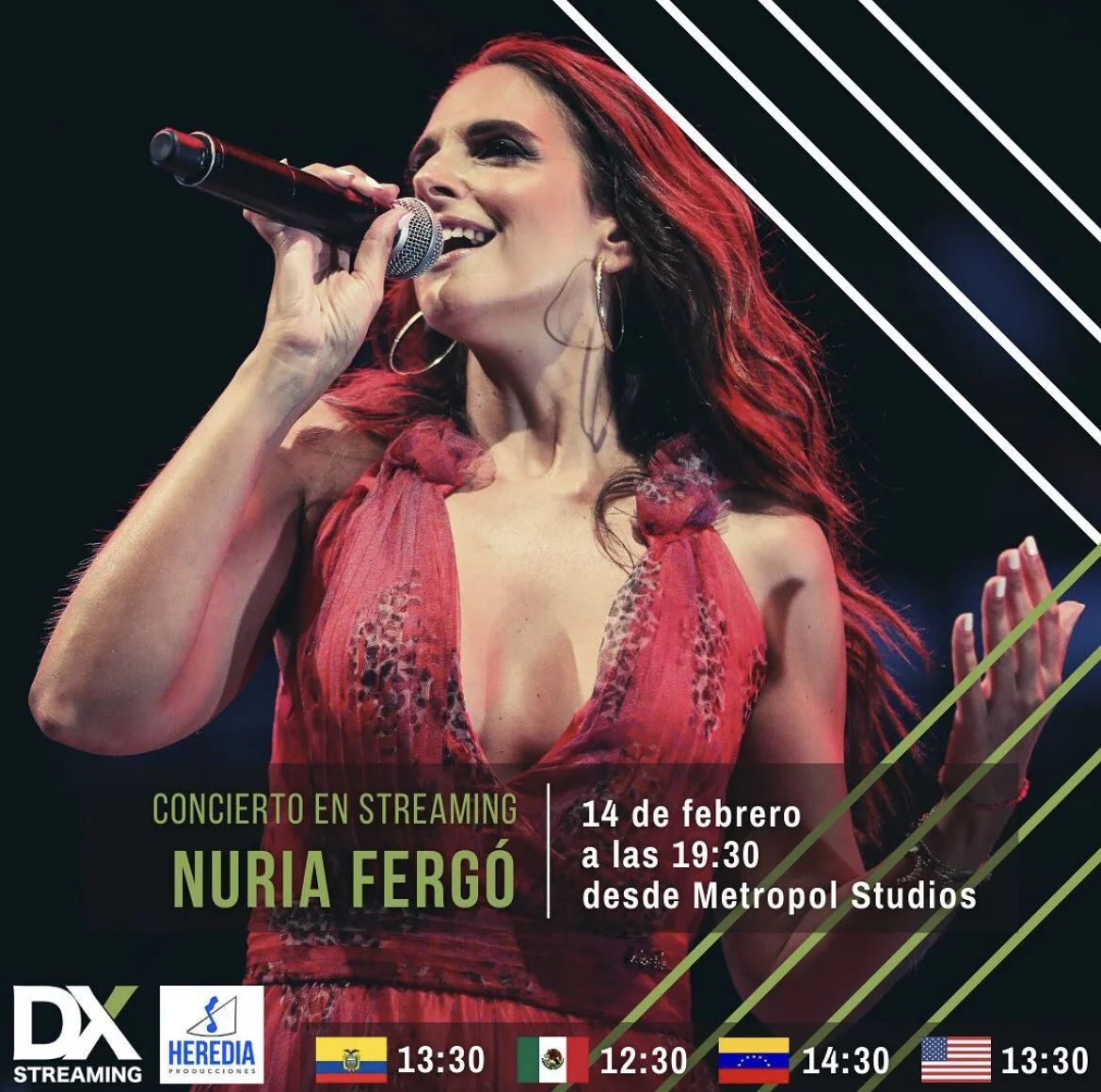 CONCIERTO EN STREAMING DE NURIA FERGÓ EL 14 DE FEBRERO