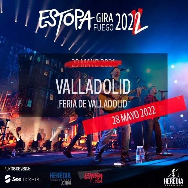 YA ESTÁN A LA VENTA LAS ENTRADAS DEL CONCIERTO DE ESTOPA EN VALLADOLID