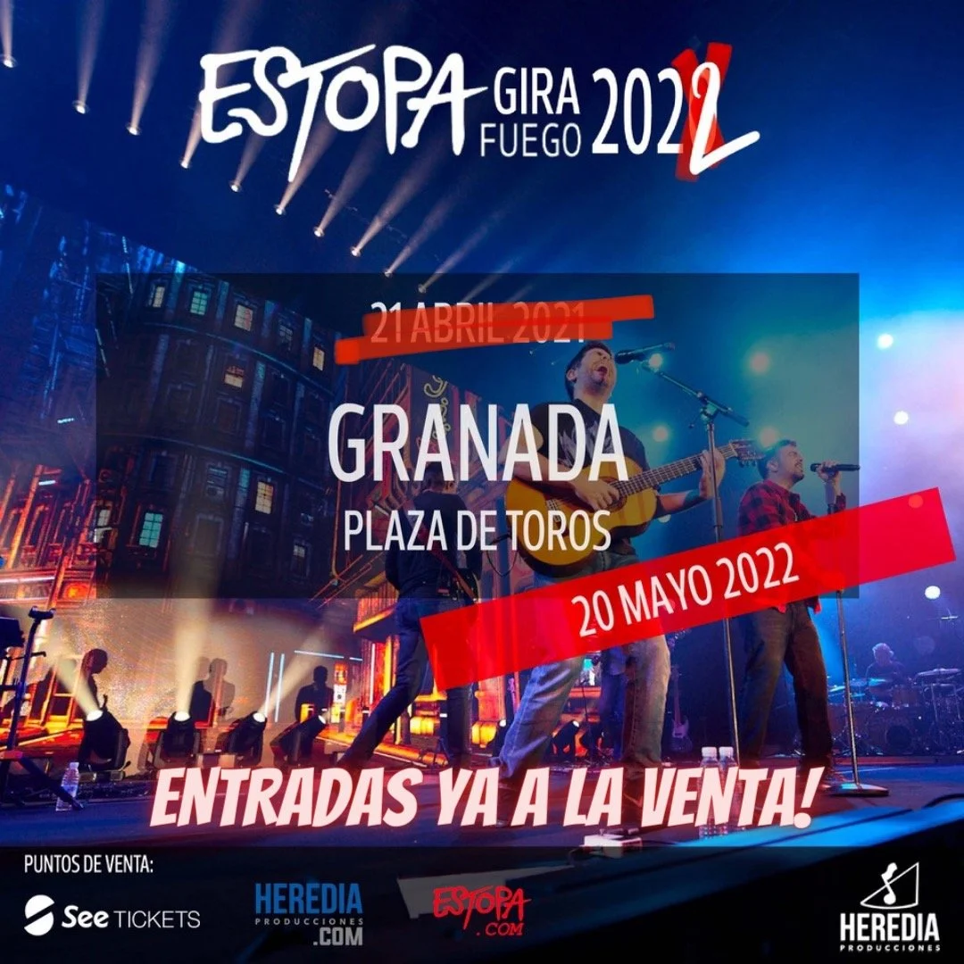 YA A LA VENTA EL CONCIERTO DE ESTOPA EN GRANADA