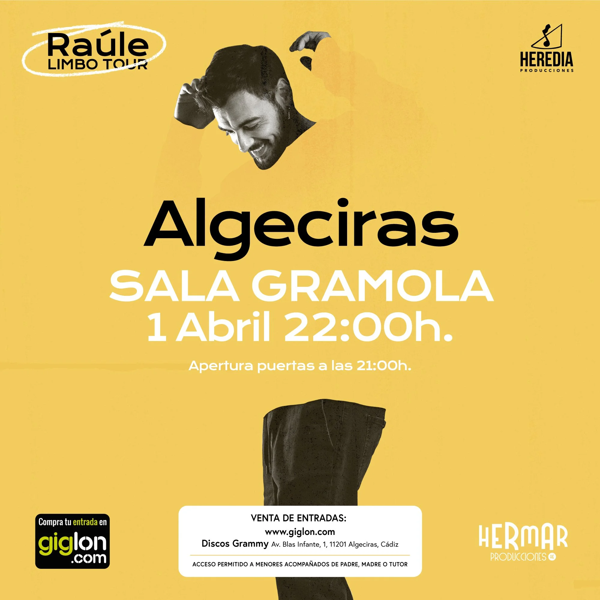 RAÚLE ANUNCIA FECHA EN ALGECIRAS