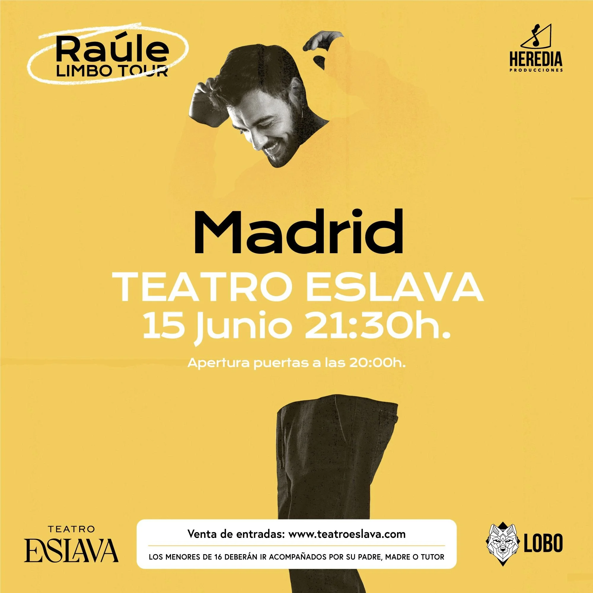 CONCIERTO DE RAÚLE EN EL TEATRO ESLAVA DE MADRID