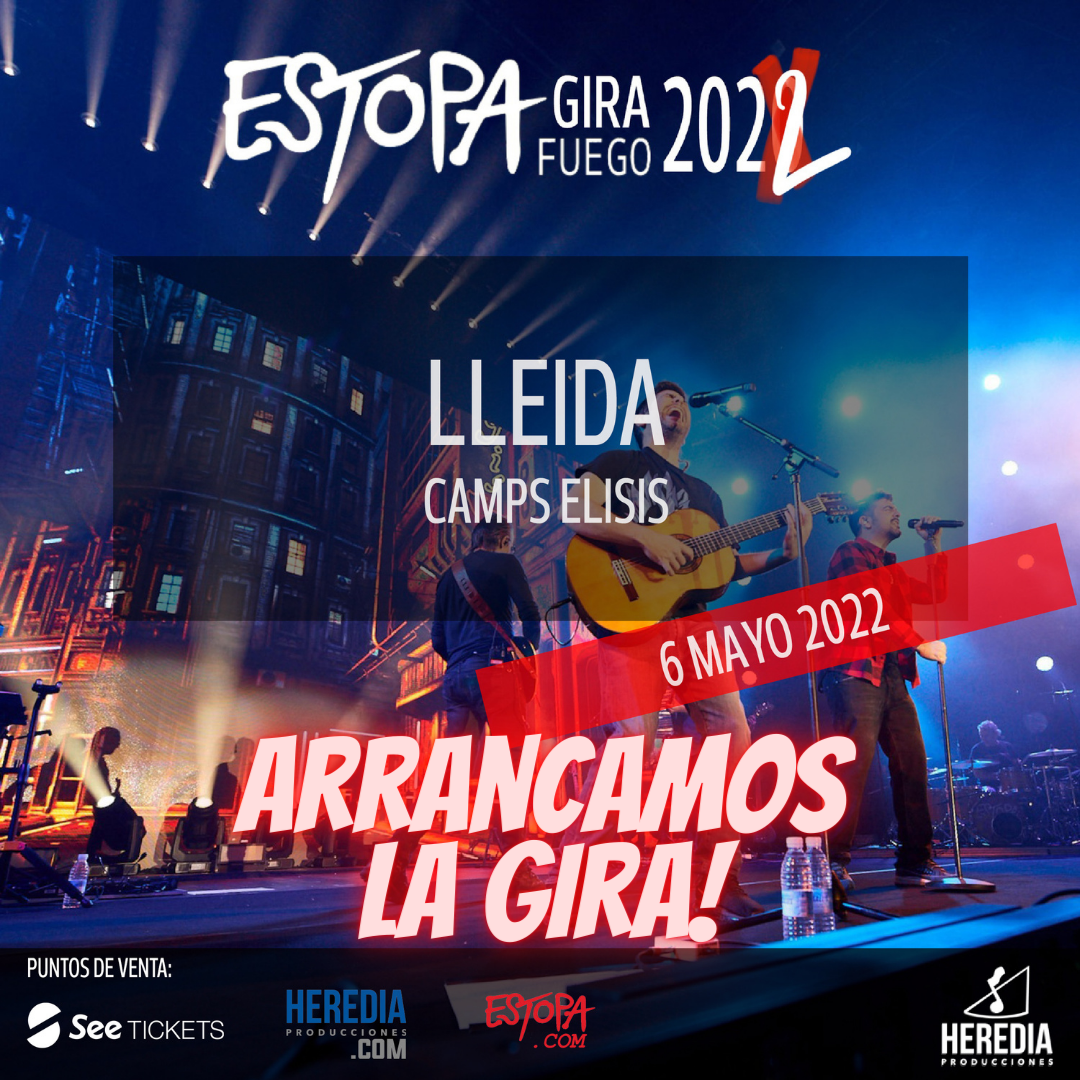 TRAS 2 AÑOS DE ESPERA, ARRANCA POR FIN LA GIRA FUEGO DE ESTOPA