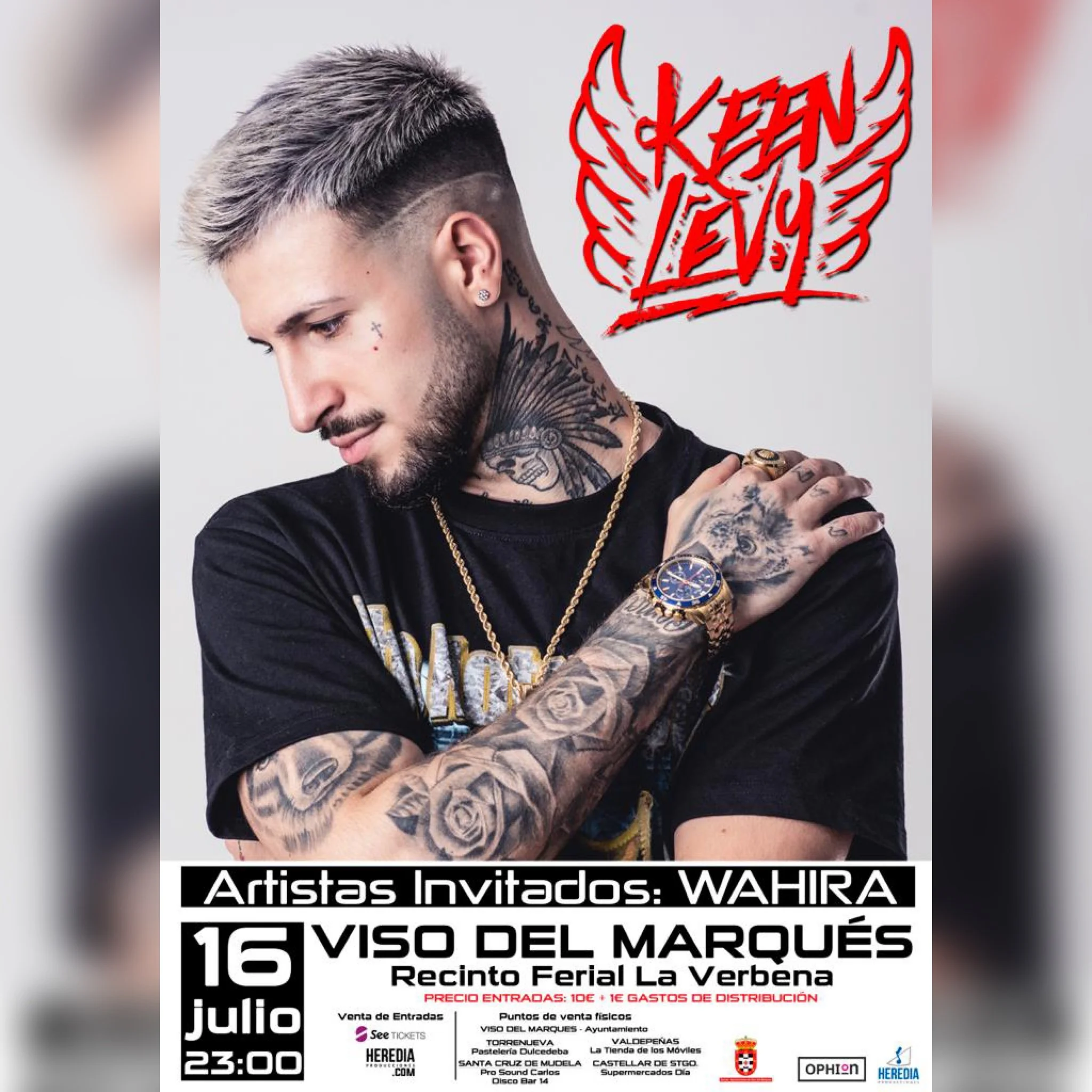 KEEN LEVY EL 16 DE JULIO EN VISO DEL MARQUÉS