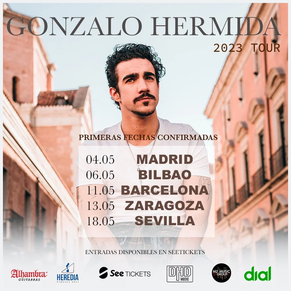 GONZALO HERMIDA CONFIRMA LAS PRIMERAS FECHAS DE SU 2023 TOUR