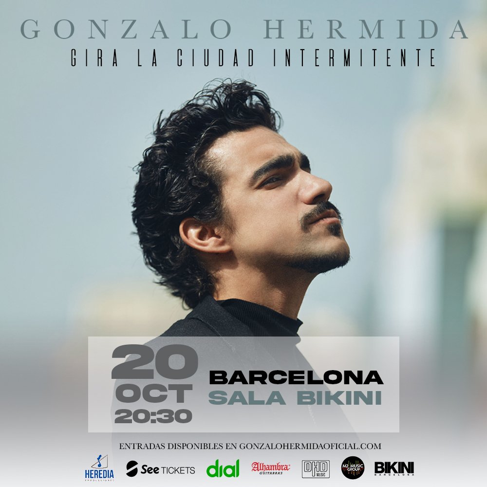 GONZALO HERMIDA CAMBIA DE FECHA PARA SU CONCIERTO DE BARCELONA