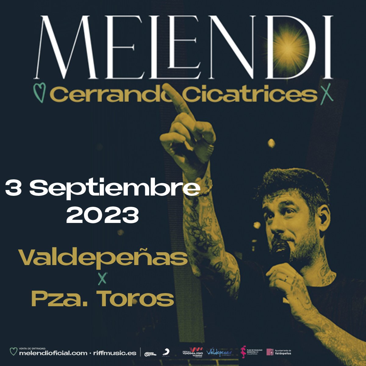 MELENDI ACTUARÁ EL 3 DE SEPTIEMBRE EN VALDEPEÑAS