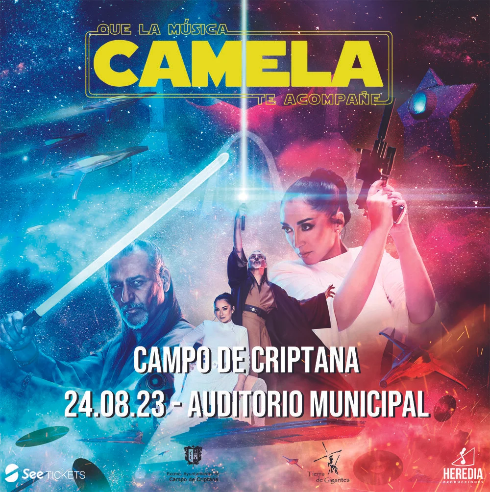 CAMELA ACTUARÁ EN CAMPO DE CRIPTANA EL 24 DE AGOSTO