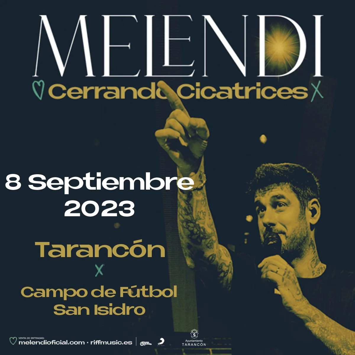 MELENDÍ ESTARÁ EL 8 DE SEPTIEMBRE EN TARANCÓN 