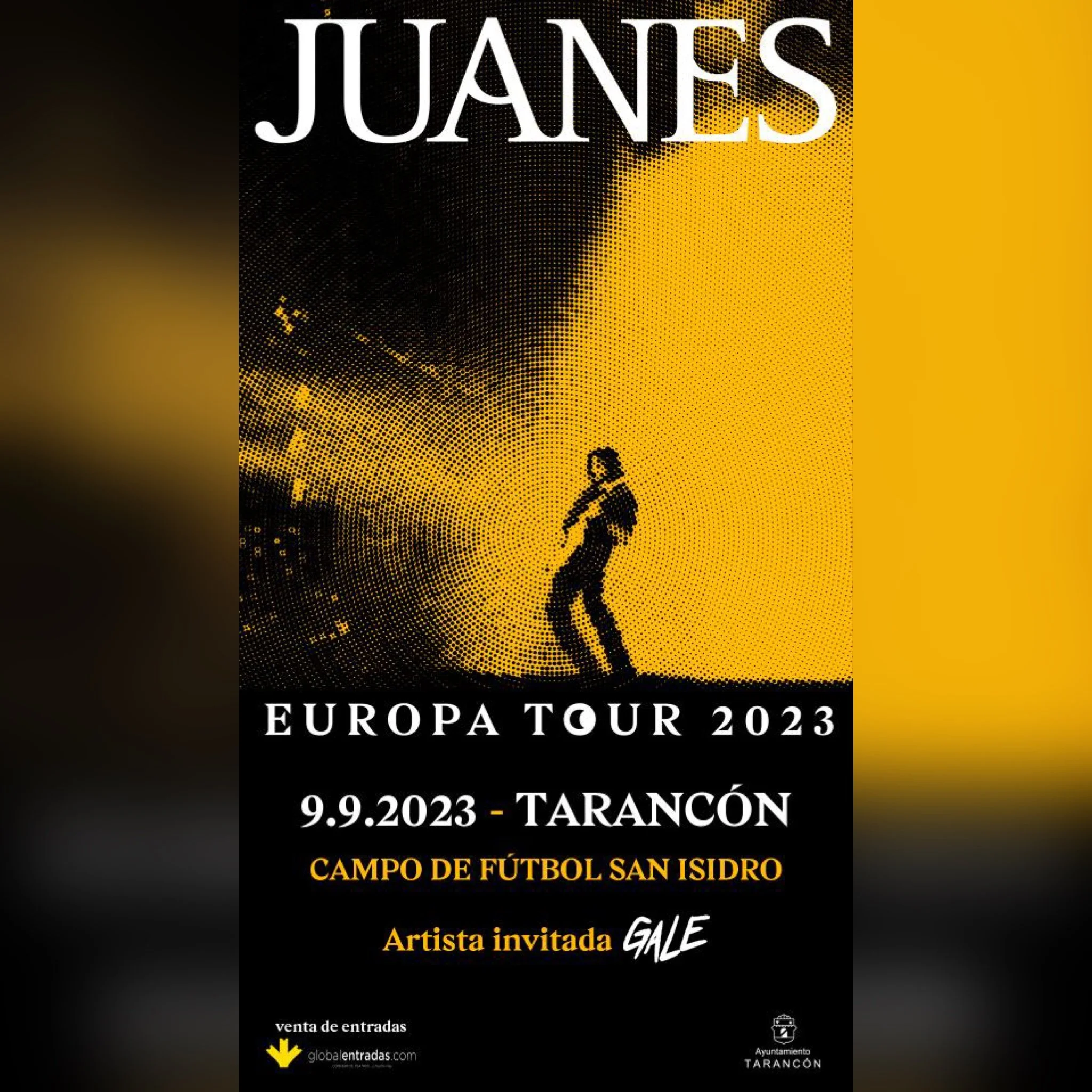 JUANES CERRARÁ LAS FIESTAS DE TARANCÓN EL 9 DE SEPTIEMBRE 