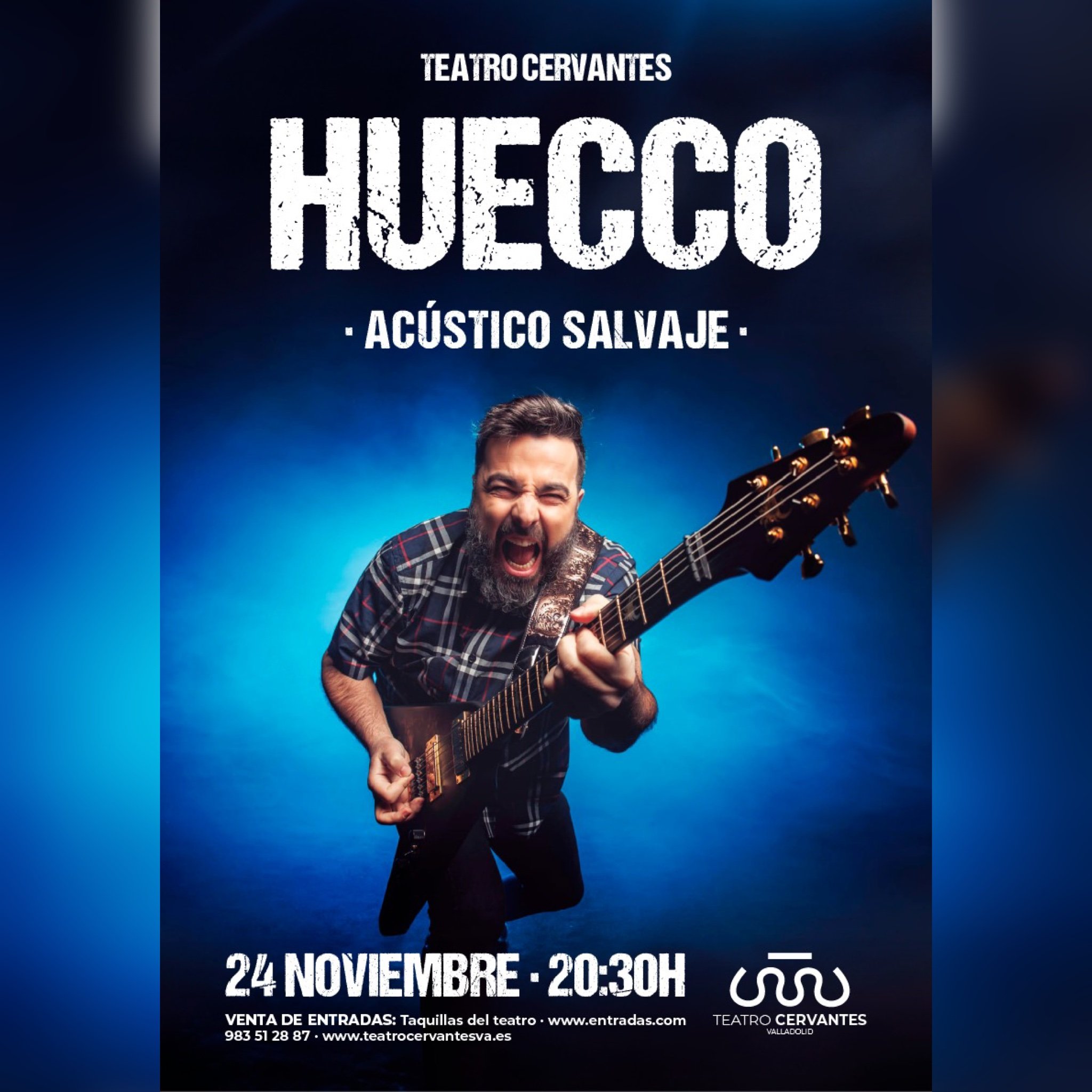 HUECCO LLEVARÁ A VALLADOLID SU ACÚSTICO SALVAJE EL 24 DE NOVIEMBRE