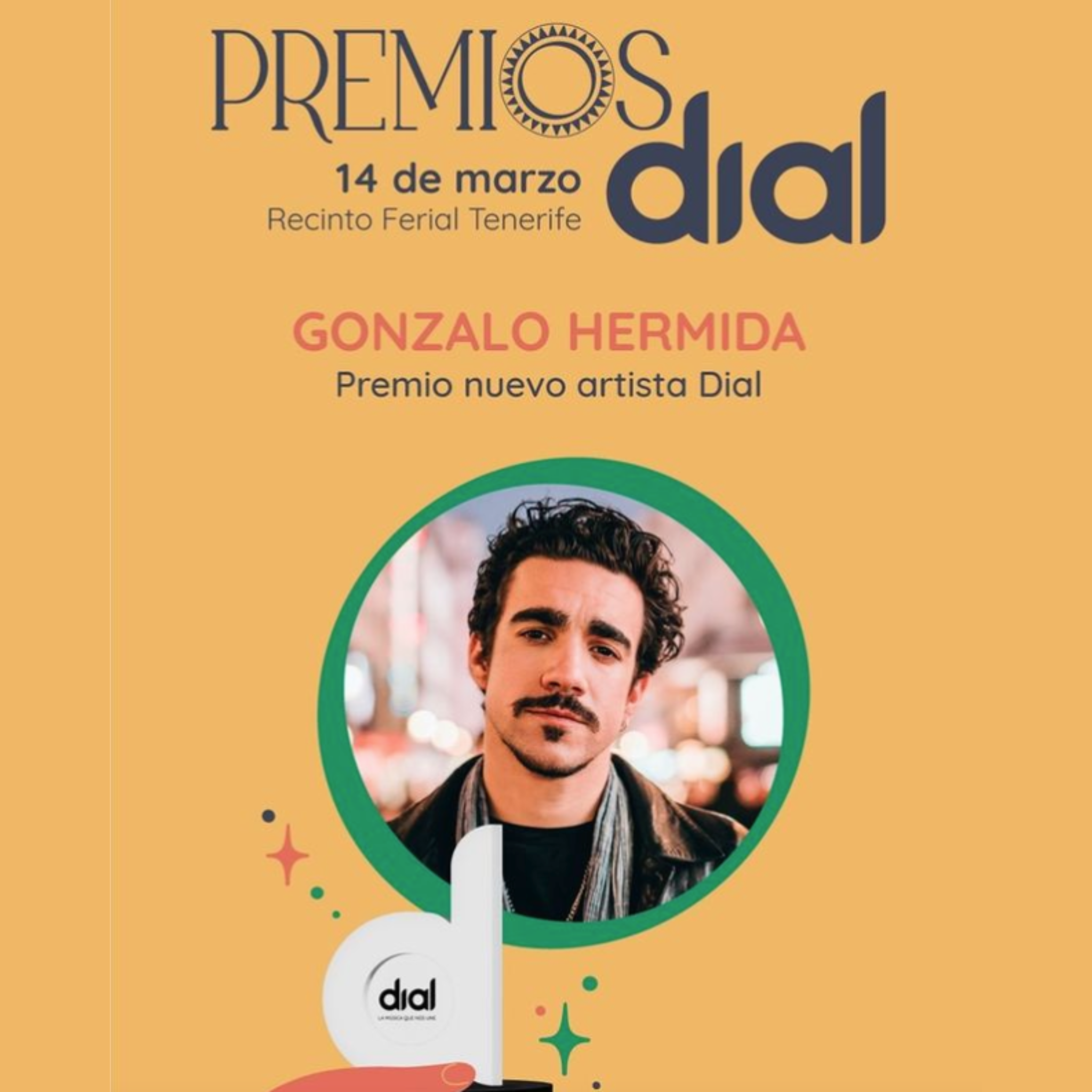 GONZALO HERMIDA, PREMIO NUEVO ARTISTA DIAL