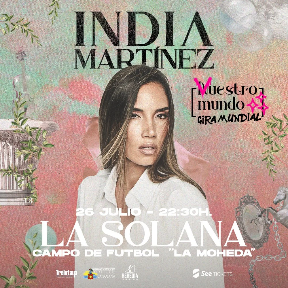 INDIA MARTÍNEZ EL 26 DE JULIO EN LA SOLANA (CIUDAD REAL)