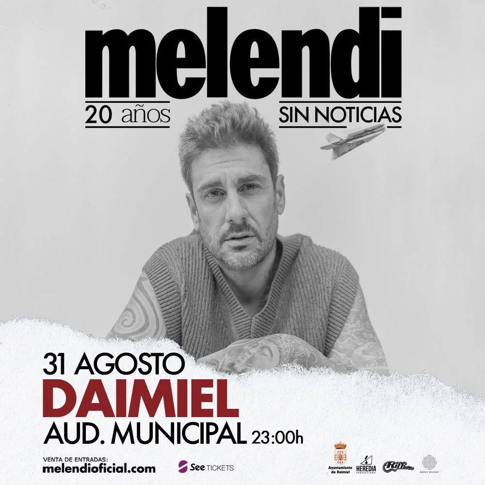 MELENDI CIERRA EL MES DE AGOSTO CON SU CONCIERTO EN DAIMIEL