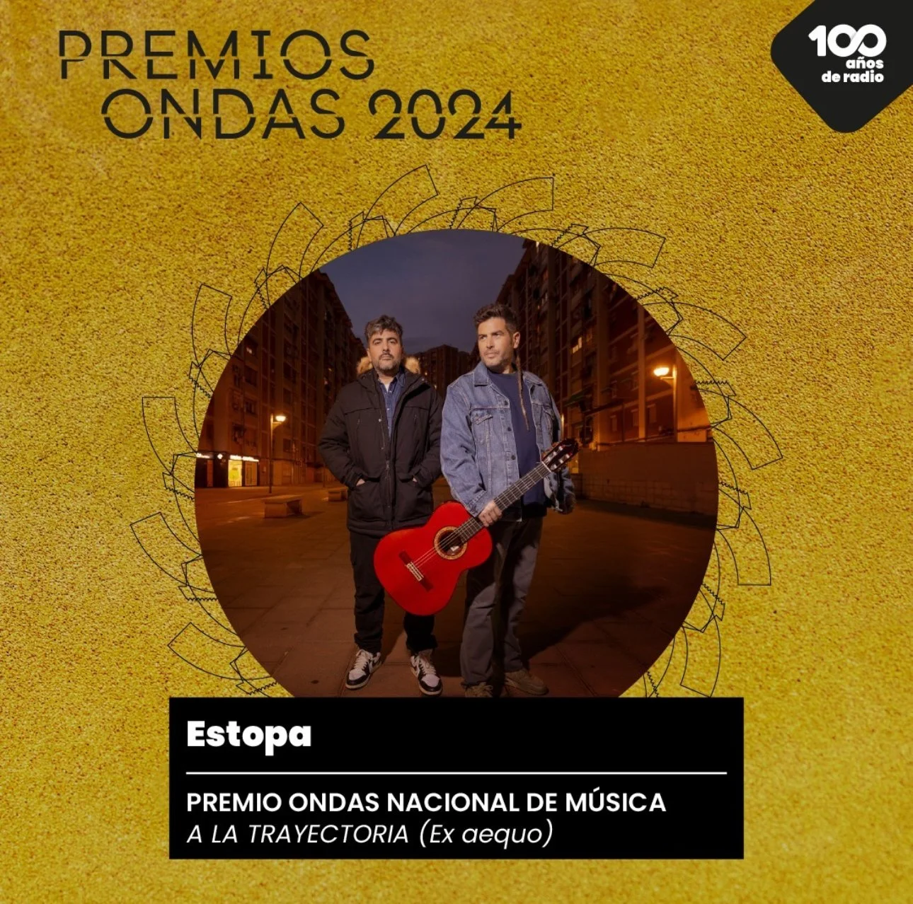 ESTOPA GANA EL PREMIO ONDAS A SU TRAYECTORIA MUSICAL