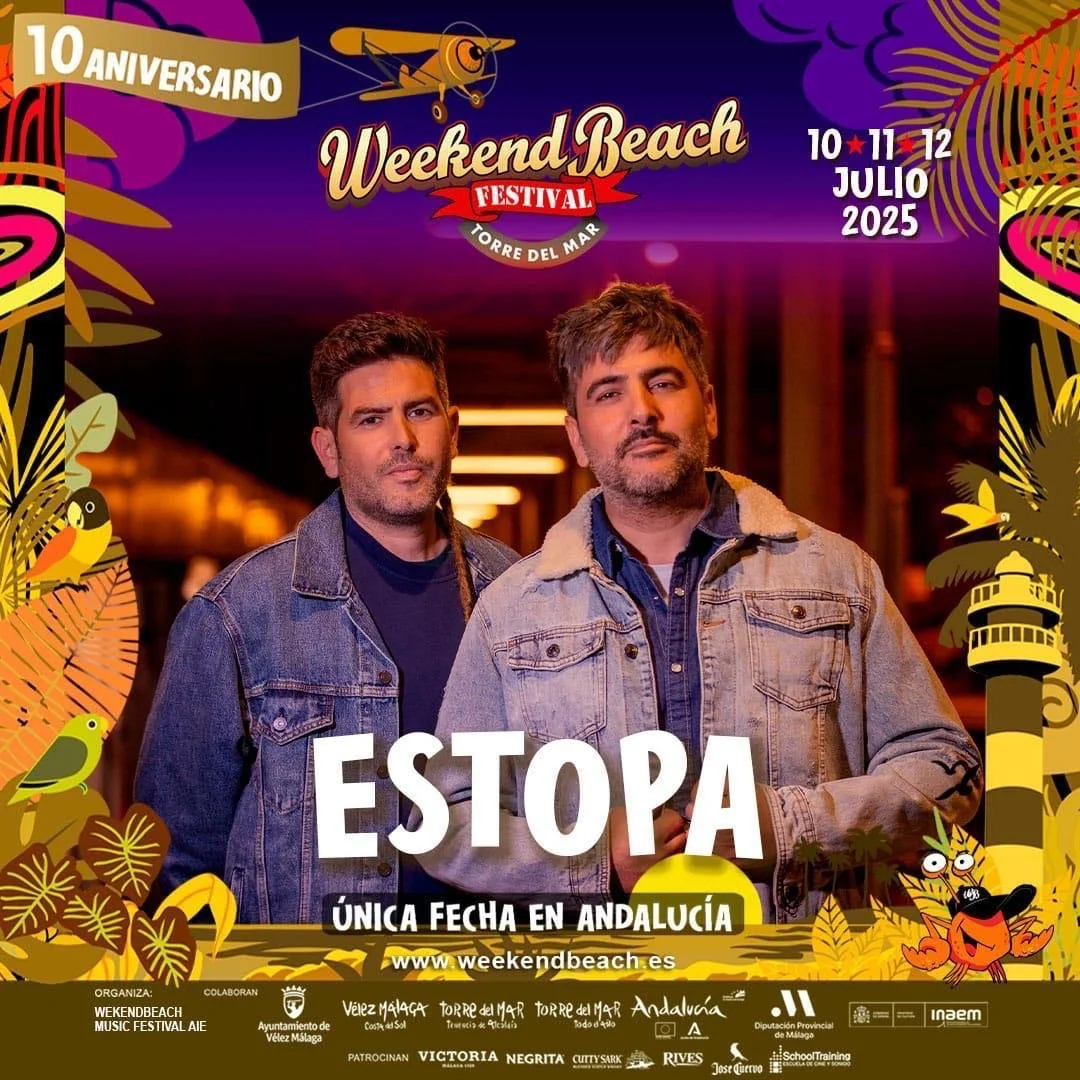 NO TE PIERDAS A ESTOPA EN WEEKEND BEACH FESTIVAL EN 2025