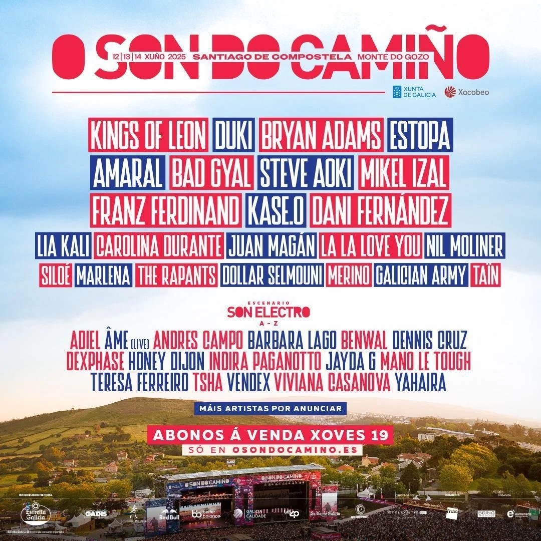 ESTOPA ARTISTA CONFIRMADO PARA "O SON DO CAMIÑO" 2025