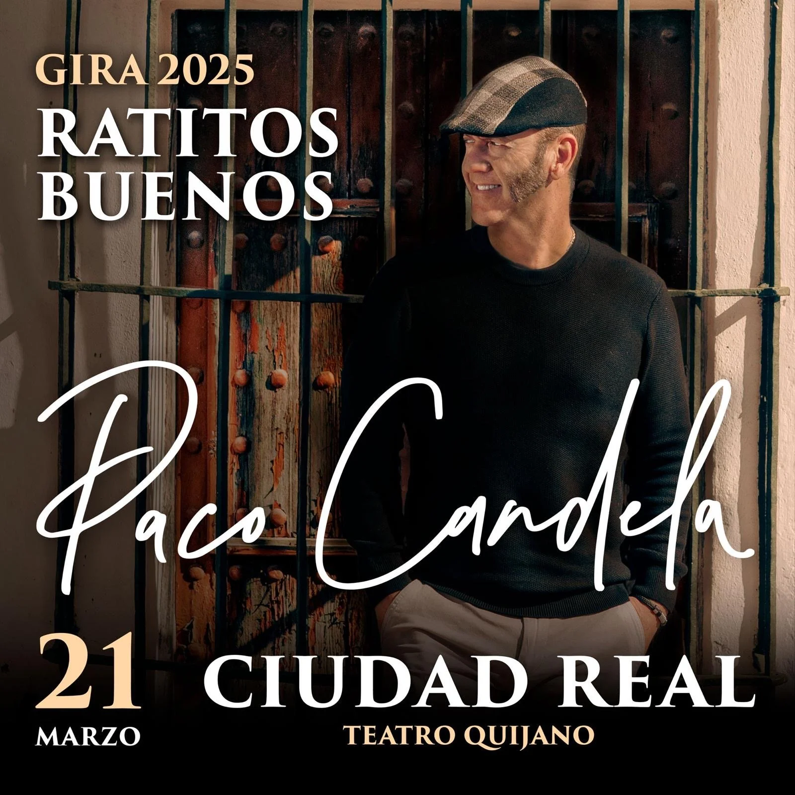 PACO CANDELA EL CONCIERTO EL 21 DE MARZO EN CIUDAD REAL