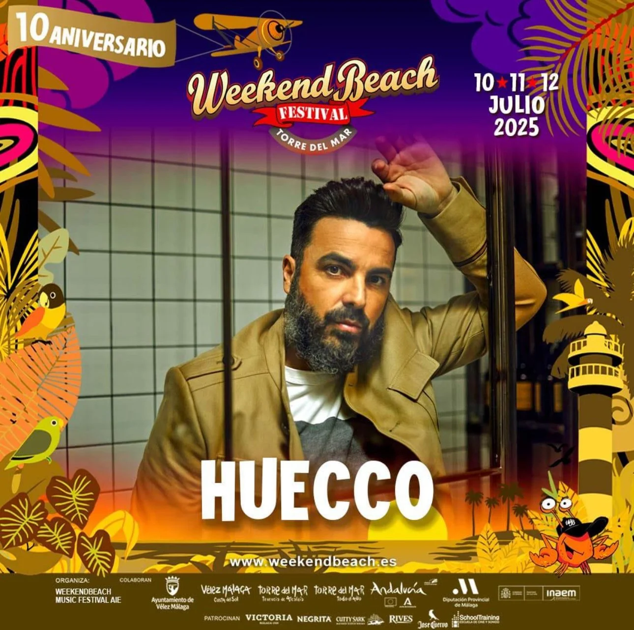 HUECCO ACTUARÁ EN EL WEEKEND BEACH FESTIVAL DE MÁLAGA