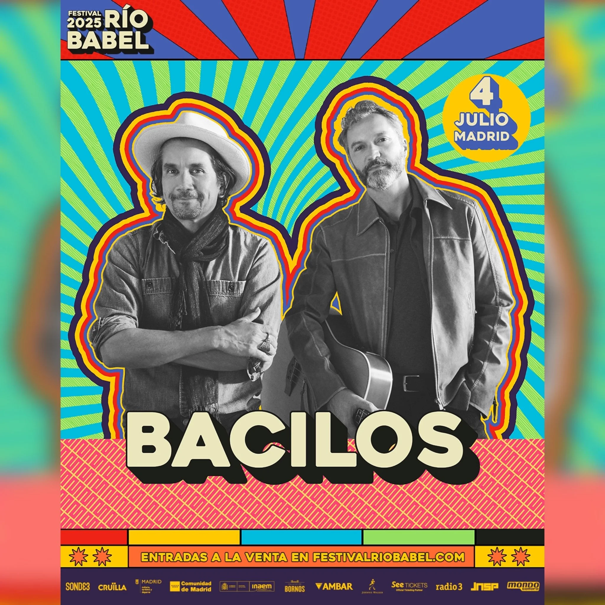 BACILOS EL 4 DE JULIO EN MADRID EN "RIO DE BABEL"