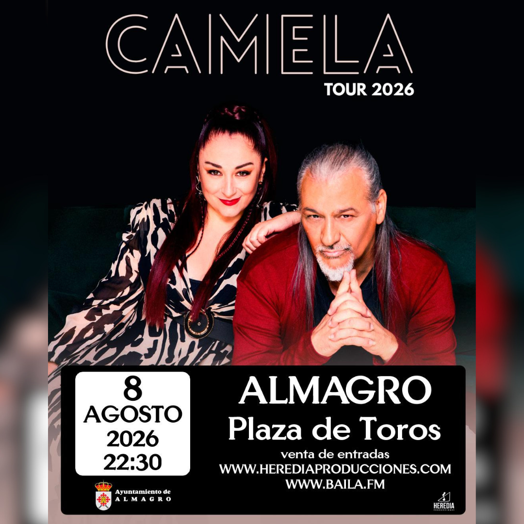 CAMELA ACTUARÁ EL 8 DE AGOSTO EN ALMAGRO