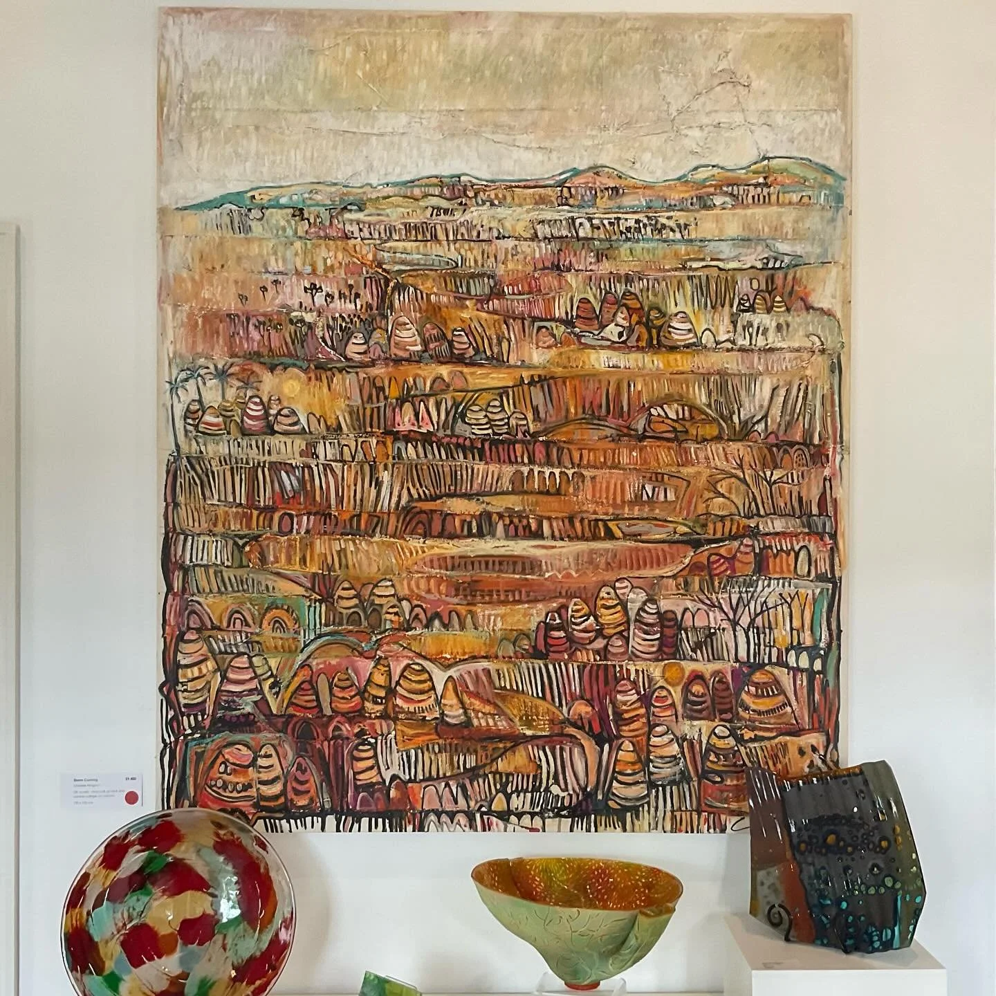 @mundaringhillsopenstudios 
We are open tomorrow come for a visit 
#christinehingston #mundaringhillsopenstudios #mhos #bunglebungle #oiloncanvaspainting #artinthehills #openstudio