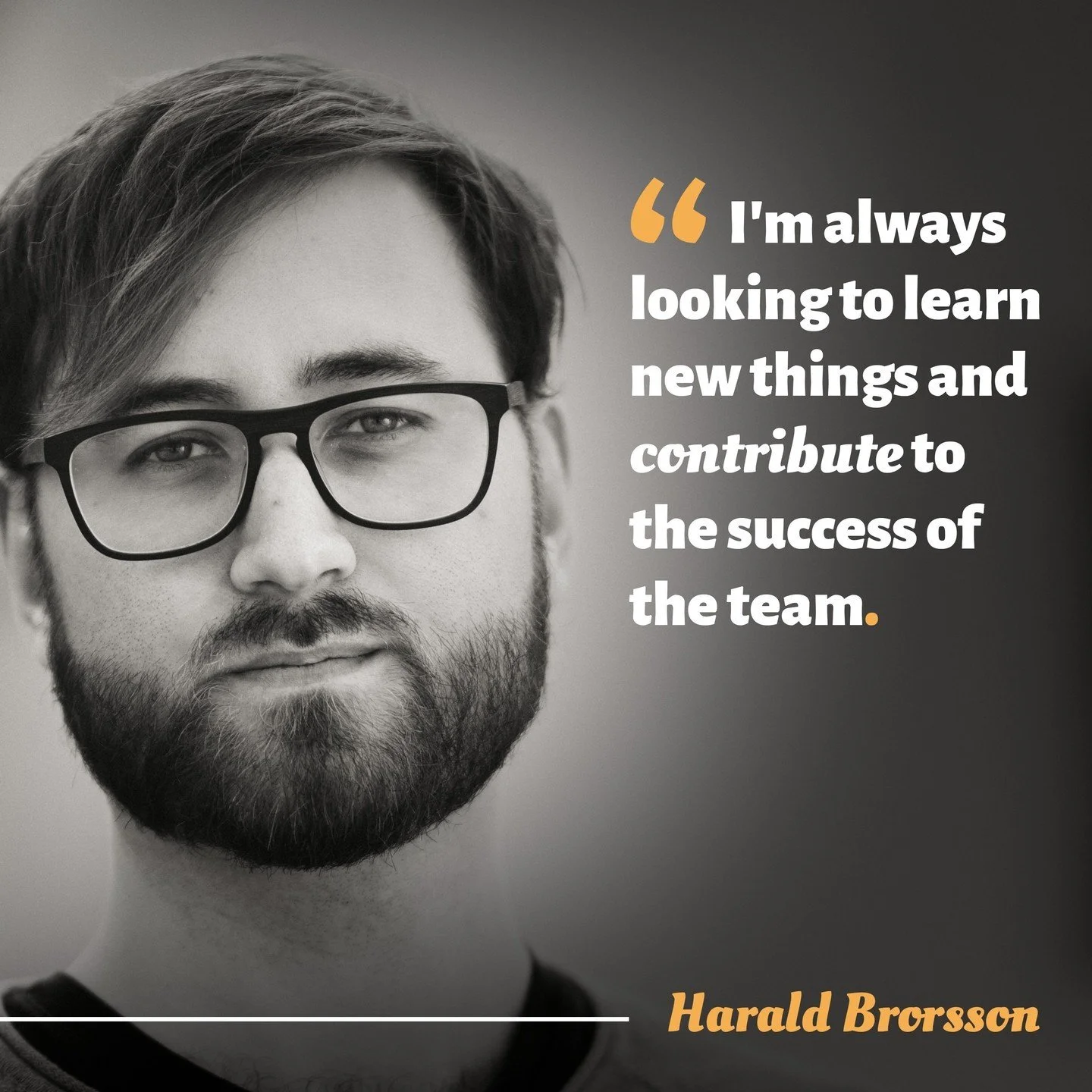 👋 Say hi to our new colleague!

This is Harald Brorsson, the most recent addition to the Codic team.

✨ &quot;I'm looking forward to the great sense of community at Codic and the opportunity to work with different assignments,&quot; Harald says.

🚀