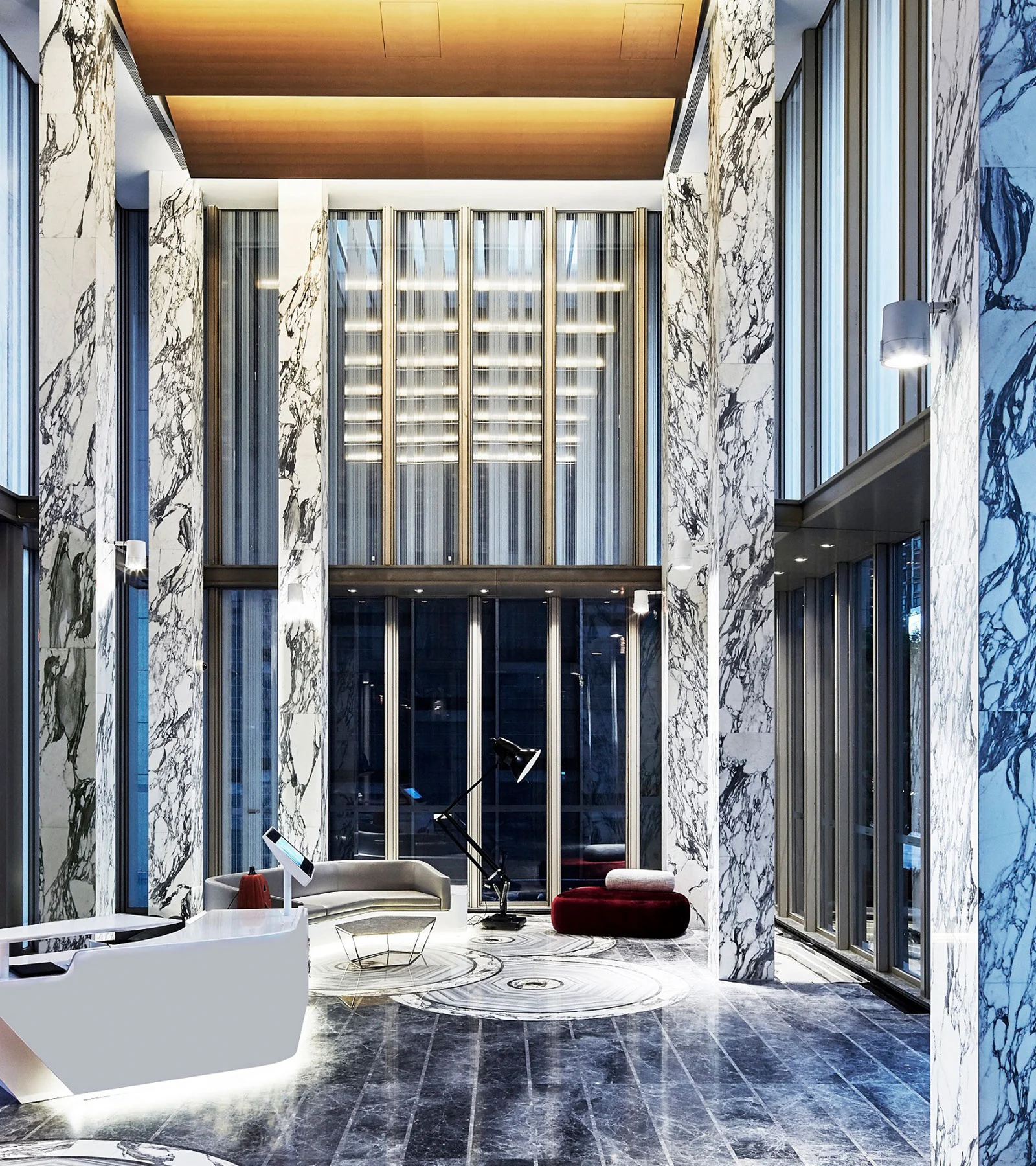 Office Tower Reception Lobby