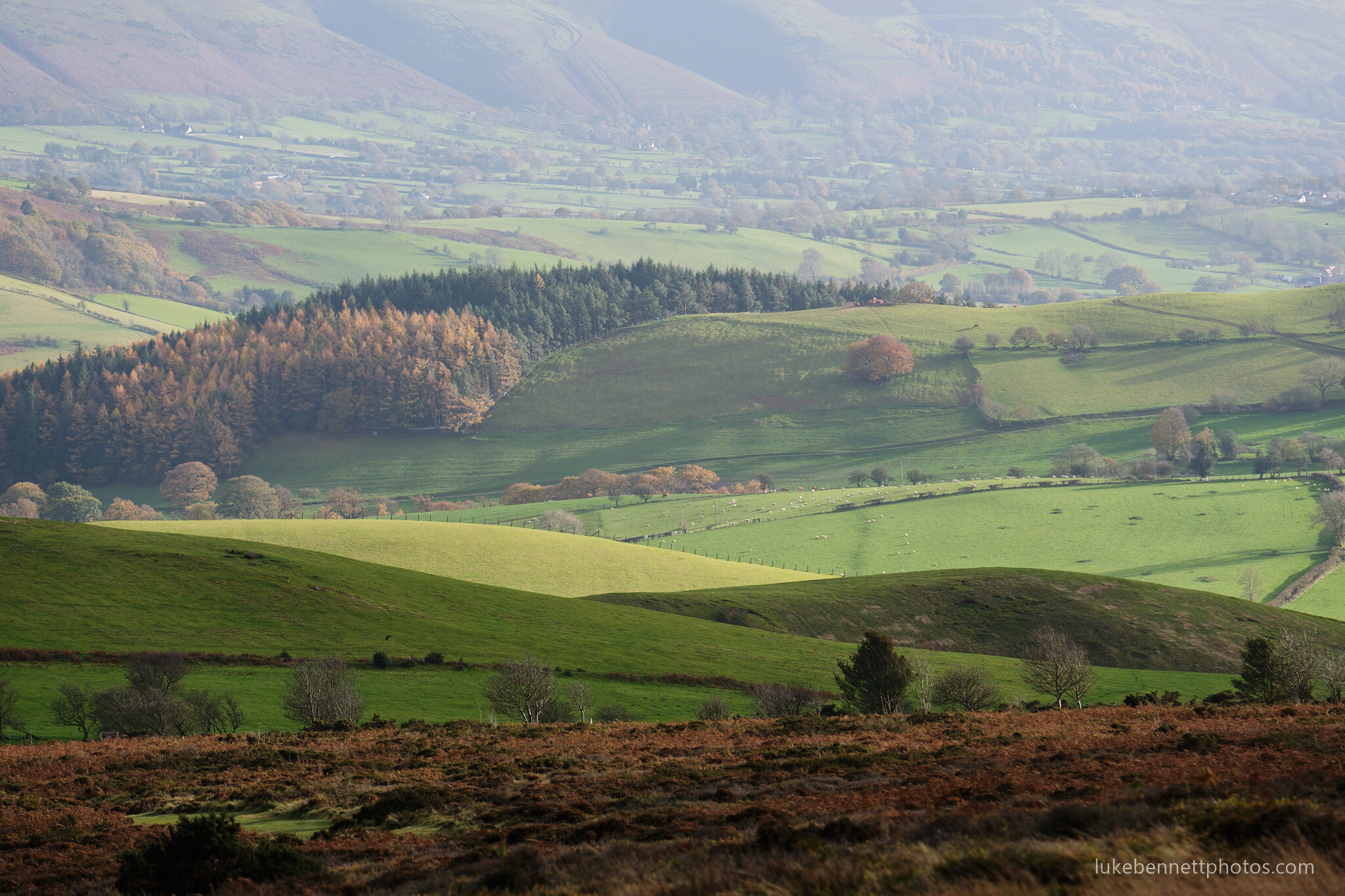  Signs of autumn over Shropshire  www.lukebennettphotos.com 