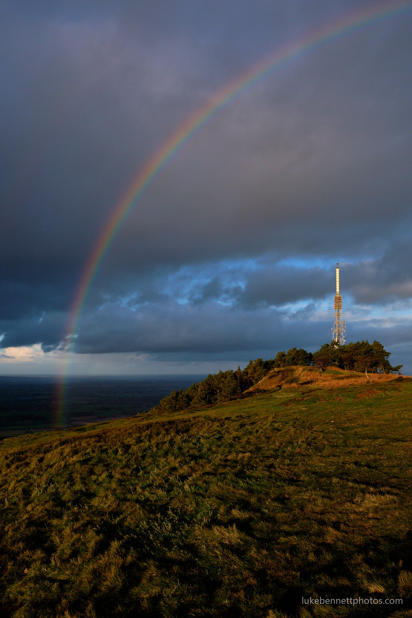  One of those times you regret not taking your ultra wide lens for full rainbow action.  www.lukebennettphotos.com 
