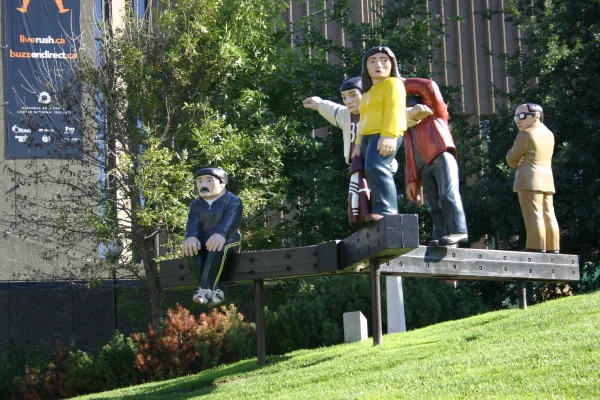 Sculpture group, Rideau canal