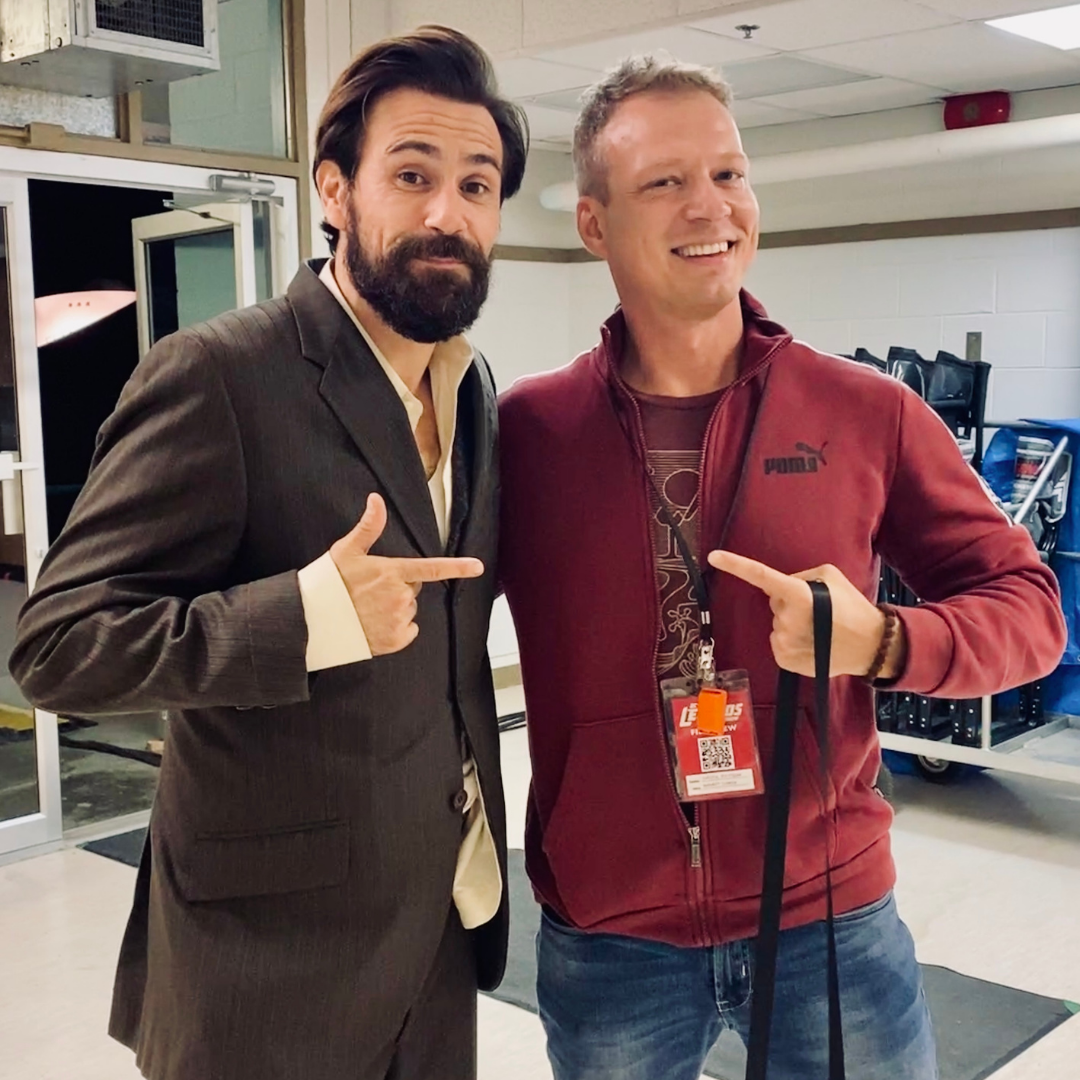 Sasha Piltsin with Matt Ryan (John Constantine) on Legends of Tomorrow, Russian dialect and accent coaching for film and television