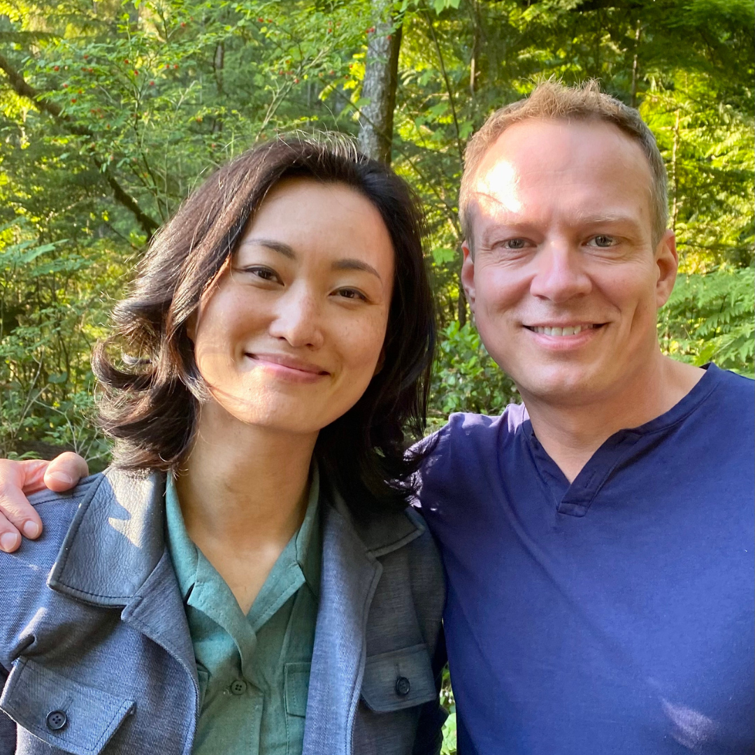 Sasha Piltsin with actress Mari Yamamoto during Russian dialect coaching for Monarch: Legacy of Monsters.