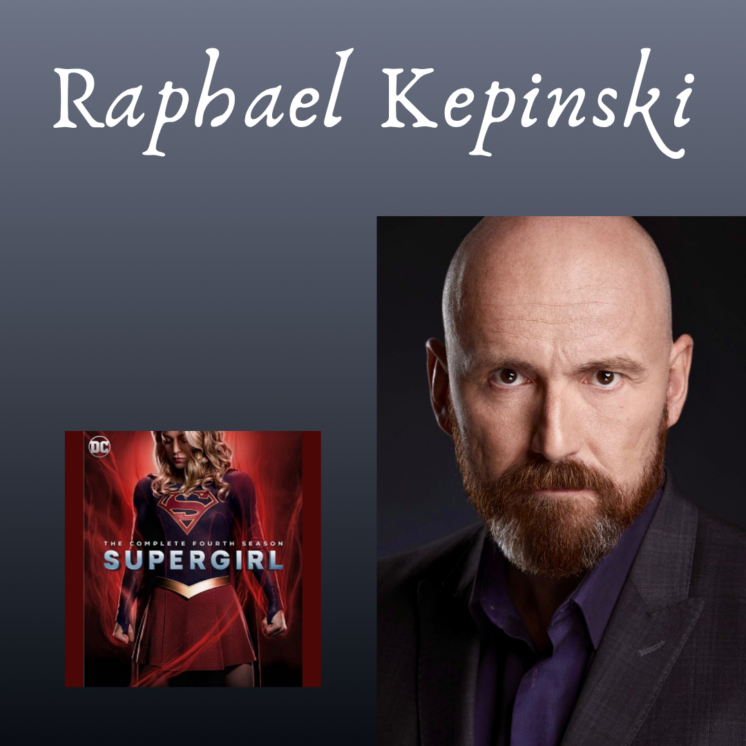 Raphael Kepinski as a Kaznian General in Supergirl coached by Russian dialect coach Sasha Piltsin