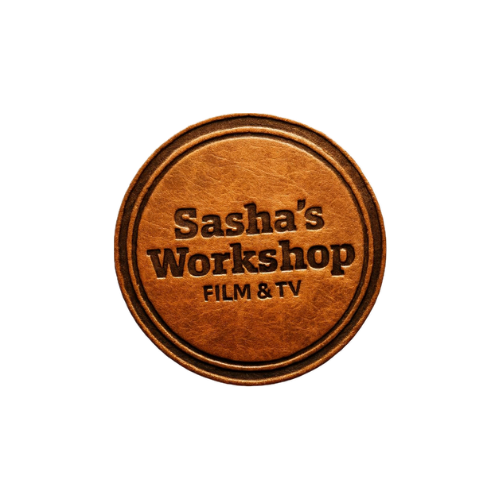Sasha Piltsin workshop logo for Russian and Ukrainian dialect and language coaching for film and television.