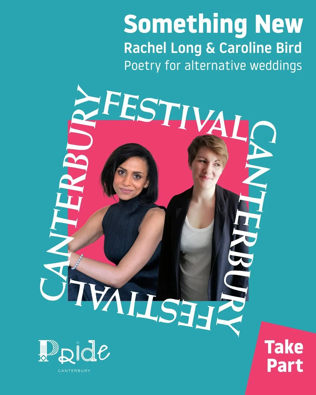 we're teaming up with @canterburyfest for &lsquo;Something New&rsquo; 🥰 a night of alternative poetry for alternative weddings, be they small, huge, camp as Christmas, hilarious, glamorous or low-key ❤️ 

Contemporary poets Rachel Long (My Darling f