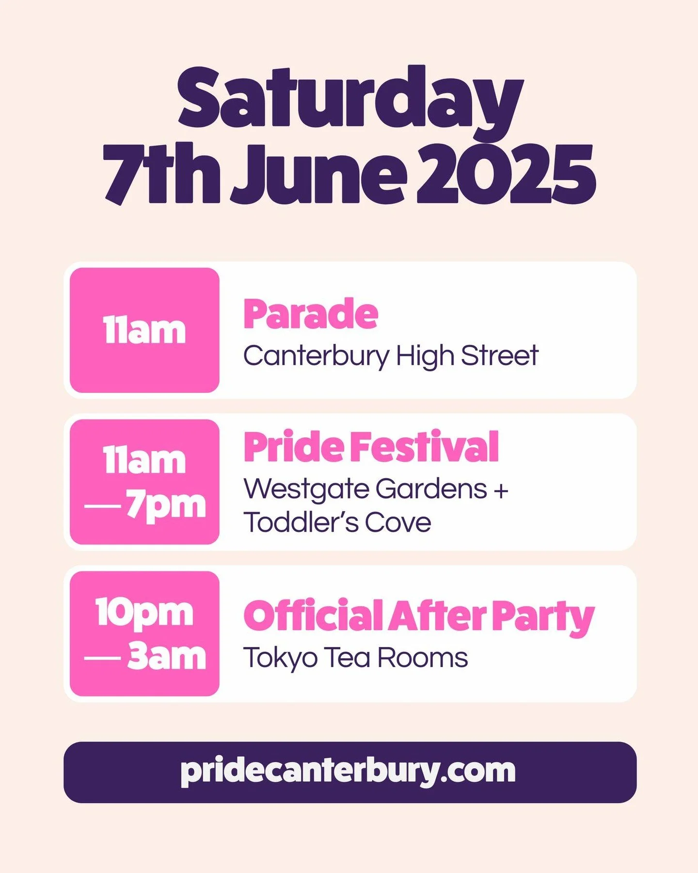tomorrow's schedule 🤩🤩 don't forget, our festival is open all day, no need to rush! chill out, arrive when you like + have the most fabulous time 🥰 🌈