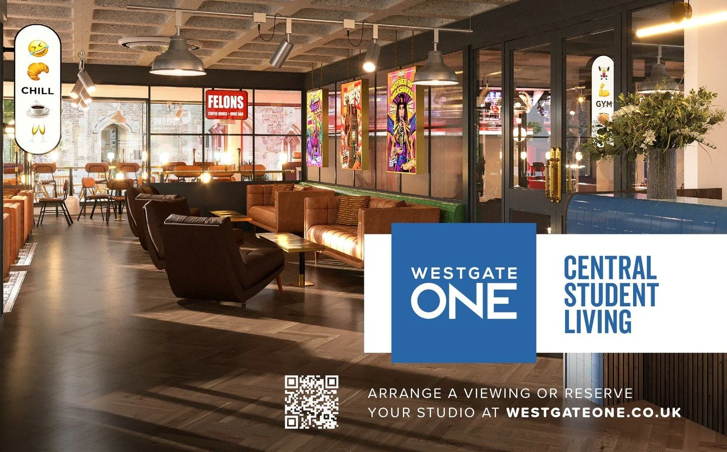 huge thank you to Westgate One student accommodation for supporting us 🥰 🤩 🌈