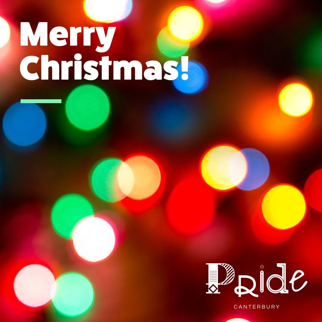 wishing you a fabulous Christmas! At Pride Canterbury, we hope you have a wonderful day 🎄 we recognize that the holiday season can be challenging for many within the LGBTQ+ community, so we encourage you to reach out for support if needed ❤️ visit h