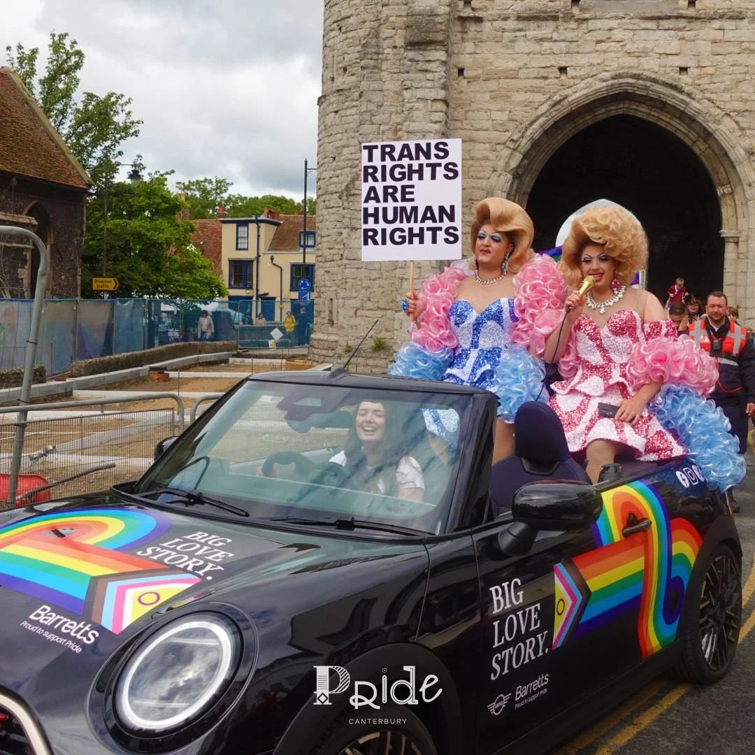 🌈 that iconic Pride Canterbury Parade? You were shining! All albums are live on Facebook + Flickr &ndash; full of signs, sequins + so many smiles &copy; Red Lighthouse Local