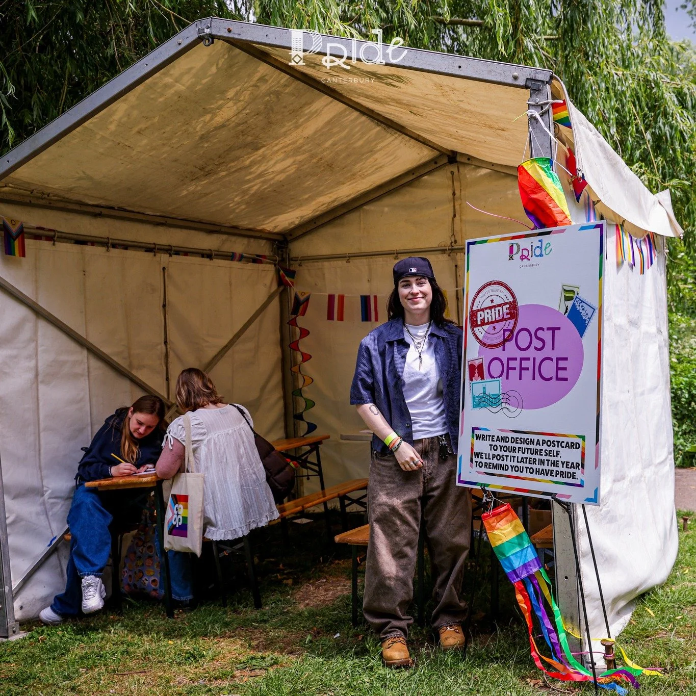 At this special little stop, you could send a postcard to your future self &ndash; a reminder of who you are, what you&rsquo;ve overcome + how proud you should be 🌈💌 The album is live on Facebook + Flickr &copy; Tom West Photography
