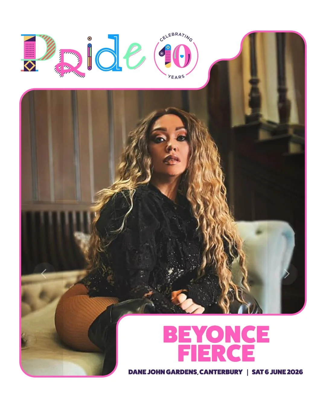 Who runs the world? Beyonc&eacute; Fierce is bringing the Queen B experience to Canterbury! With amazing live vocals, costumes and energy she is bringing the Renaissance to the main stage.
✨Widely recognised as the top Beyonc&eacute; tribute artist i