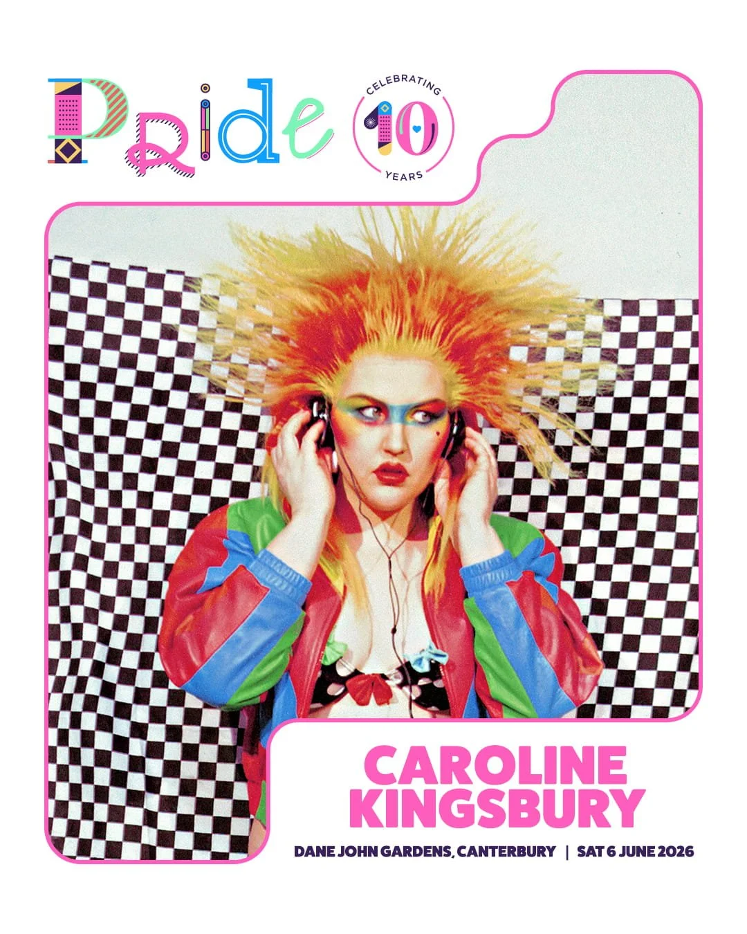 From the USA to Canterbury, Caroline Kingsbury is joining the Main Stage line up for Pride Canterbury!
✨Her debut album, Heaven&rsquo;s Just a Flight, was named one of the best albums of 2021.
✨Fresh from Lollapaloza
✨Their track "Salvation&quot
