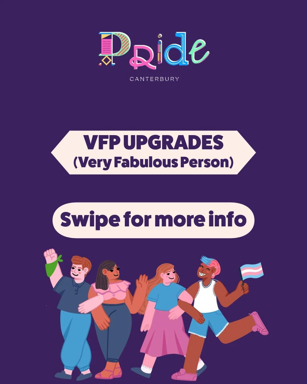 last VFP tix remaining 🙊 be a Very Fabulous Person at this years pride 🤩🏳️&zwj;🌈