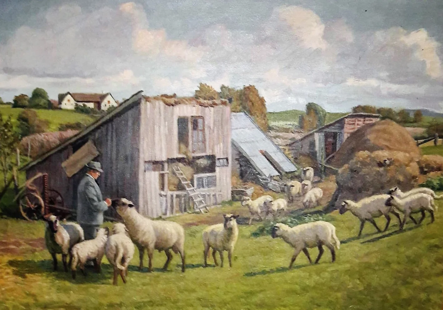 Vores farfar (Thorvald Gilberg) og fårene.