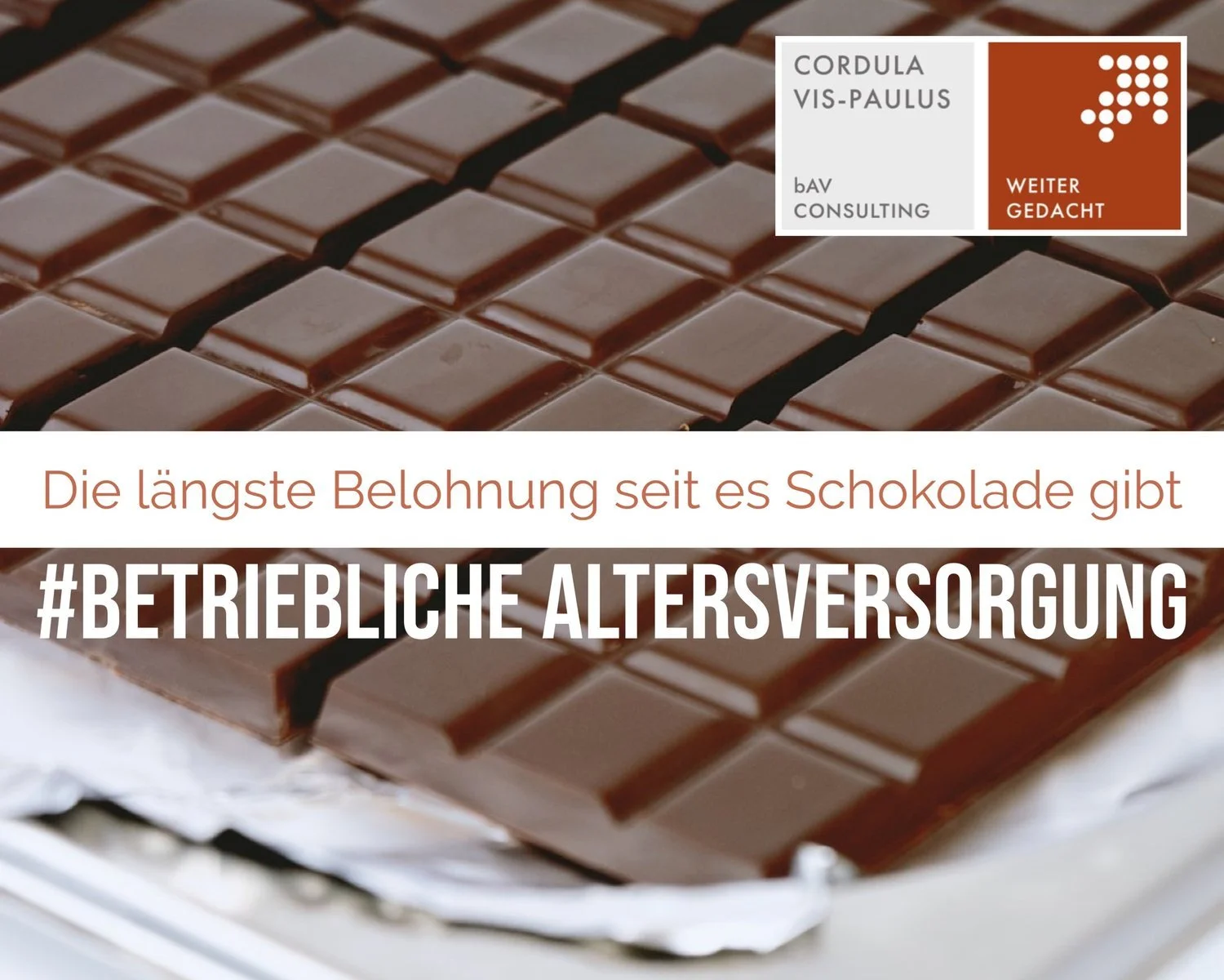 Die längste Belohnung seit es Schokolade gibt