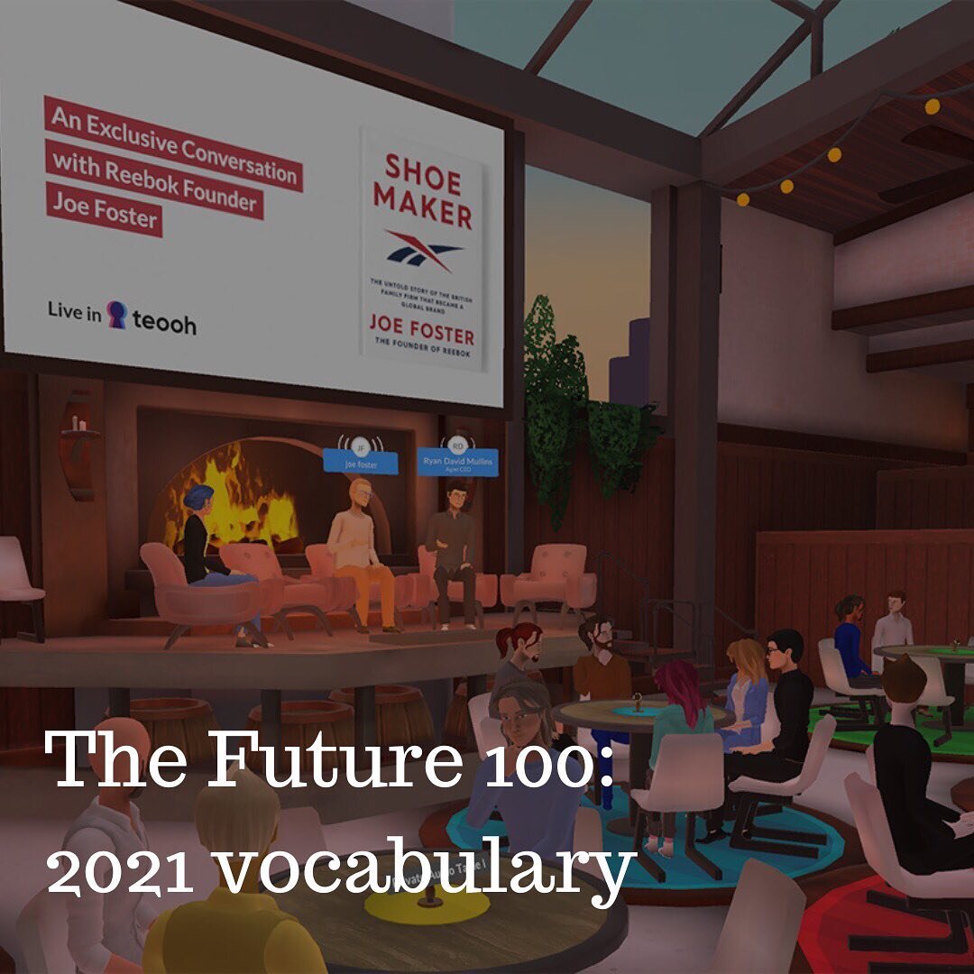 Ten words you need to know in 2021, according to @wunthompsonuk:⁣
⁣
🥙The Metaverse: An immersive, shared virtual environment that converges multiple realities (augmented, virtual, physical) for a place to gather, socialise and work.⁣
⁣
😌Digital nut