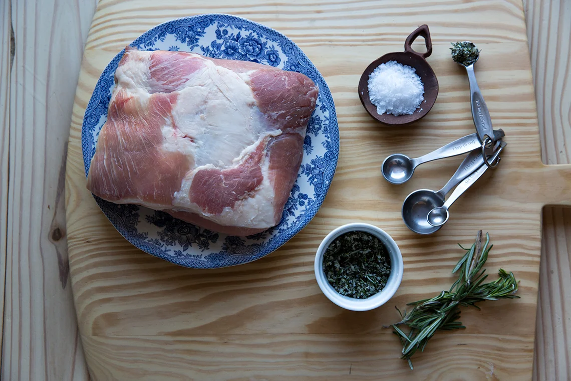 A Recipe for Rosemary Roasted Pork from Upstate Cook Colu Henry
